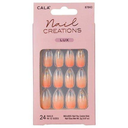 CALA Nail Creations Lux | Stiletto Clear Tip