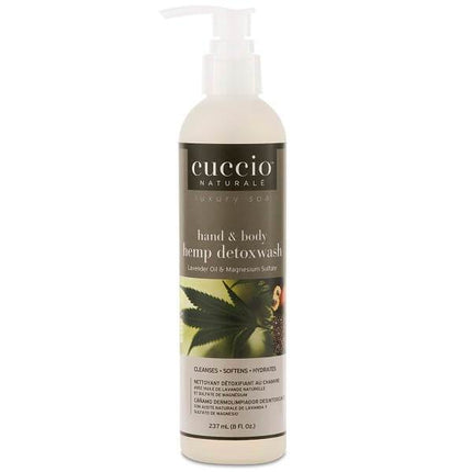 Cuccio Hand & Body Hemp Detoxwash Lavender Oil & Magnesium Sulfate