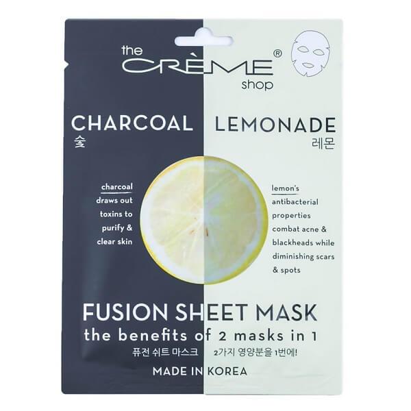 Charcoal & Lemon Sheet Mask - the creme shop - facial mask