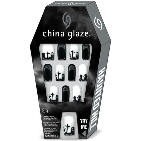 China Glaze Haunted Hill - Halloween Nail Tips 58184
