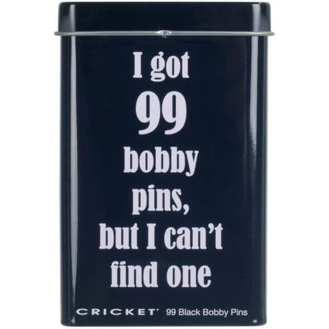 Cricket Eat, Sleep Messy Bun Repeat Hair Ties & Bobby Pins Tin