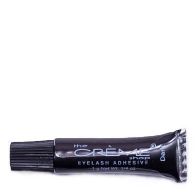 eyelash adhesive glue dark - the creme shop - lash glue