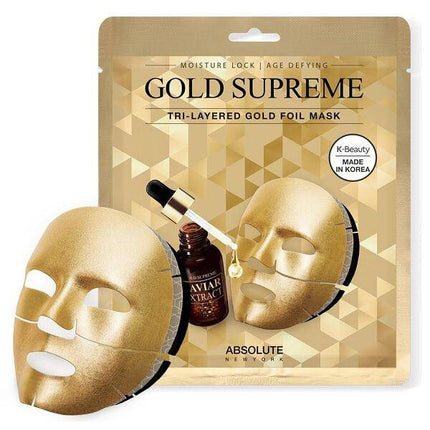Absolute New York Gold Supreme Tri-Layered Mask