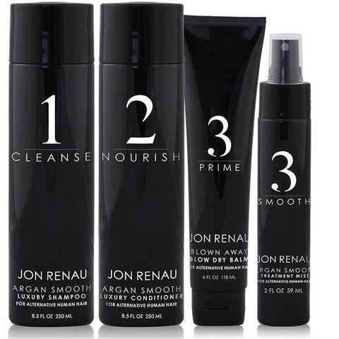 Jon Renau Human Hair Care System - 5 pc Travel Kit