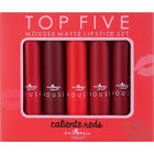 Italia Delux Mousse Matte Lipstick Caliente Reds