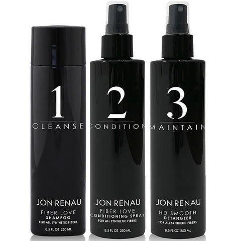 Jon Renau Human Hair Care System - 5 pc Kit