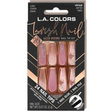 LA Colors Better Times Lavish Luxe Finish Coffin Shape Nail Tip Kit