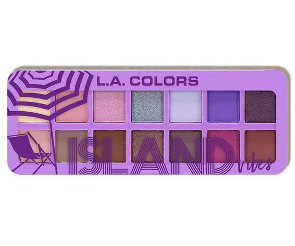L.A. Colors Costal Chill Palette Island Vibes product package