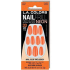 LA Colors Flames Nail Frill Neon Artificial Nail Tips CNT260