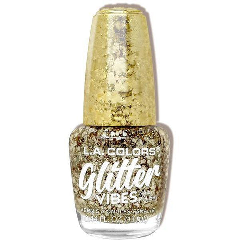 LA Colors Pink Bling Glitter Vibes Nail Polish