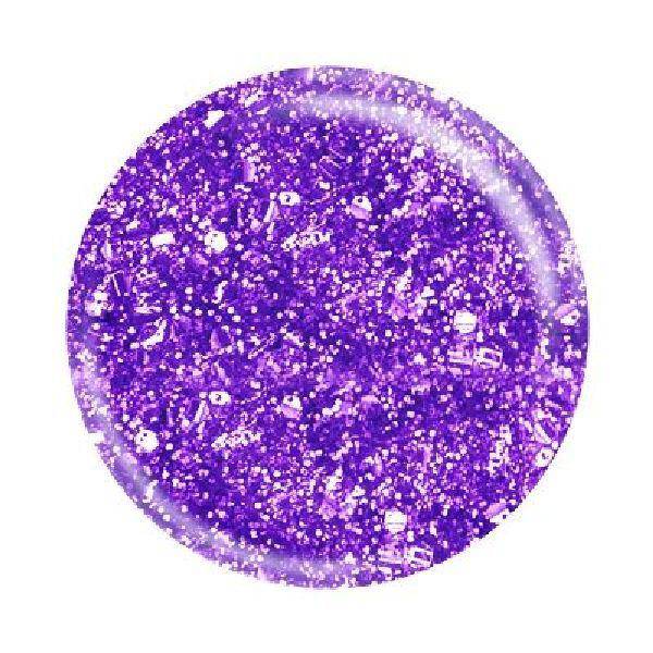 LA Colors Purple Razzi Glitter Vibes Nail Polish