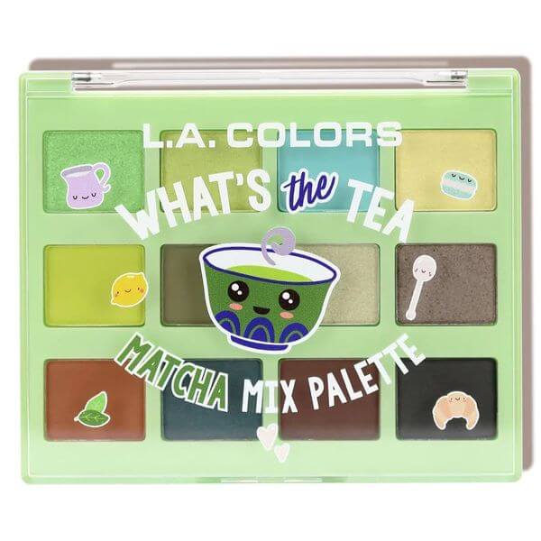 LA Colors Let's Talk Tea Eyeshadow Matcha Mix
