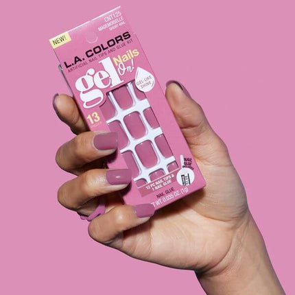 LA Colors Mademoiselle Gel Nails On! - Artificial Short Nail Tips