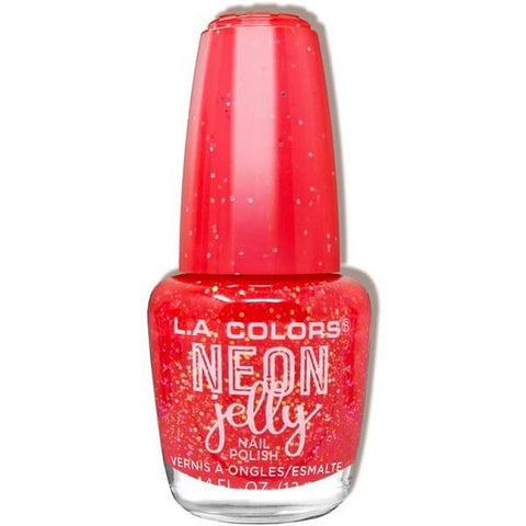 LA Colors Razzle Berry Neon Jelly Polish