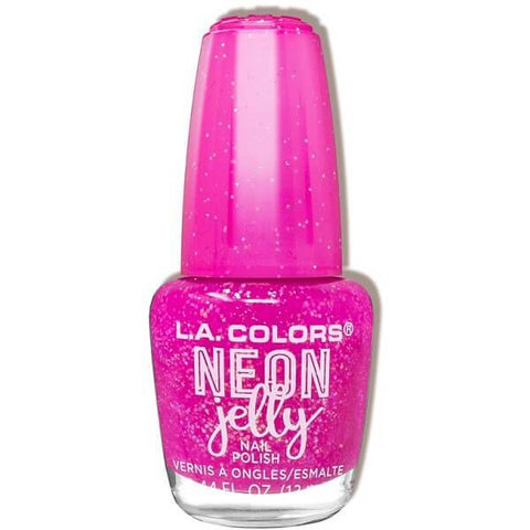 LA Colors Razzle Berry Neon Jelly Polish