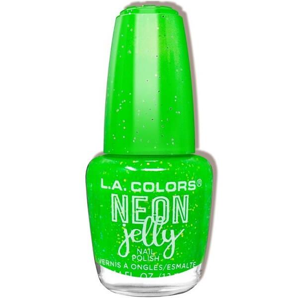 LA Colors Electric Lime Neon Jelly Polish