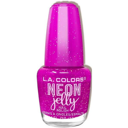 LA Colors Purple Shock Neon Jelly Polish