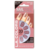 LA Colors Romantic Rose Nail Frill Artificial Nail Tips CNT89 