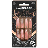 LA Colors Starlight Lavish Luxe Finish Coffin Shape Nail Tip Kit