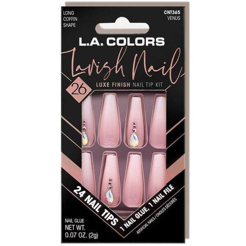 LA Colors Anarchy Gel Nails On! - Artificial Short Nail Tips