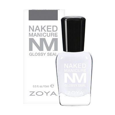 naked manicure glossy seal - zoya naked manicure - nail care