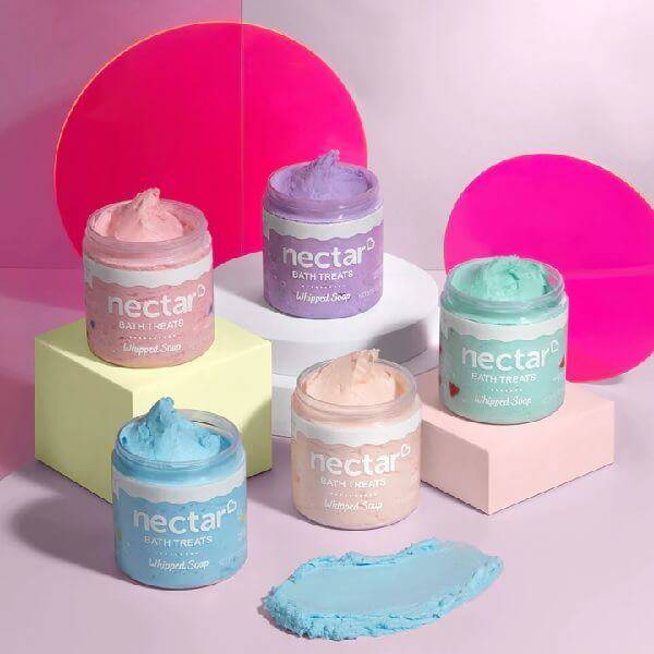 Fruit Smoothie Whipped Soap by Nectar Bath Treats HB Beauty Bar