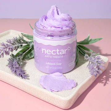 Nectar Bath Treats Lavender Blossom Whipped Soap