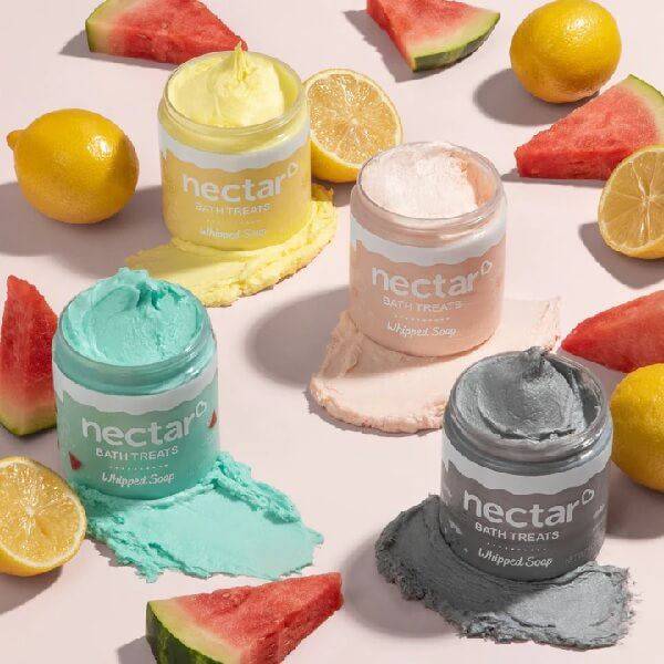 Peach Sangria Whipped Soap by Nectar Bath Treats