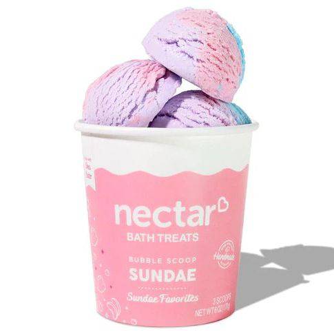 Unicorn Candy Bubble Bath Scoop Sundae by Nectar Bath Treats