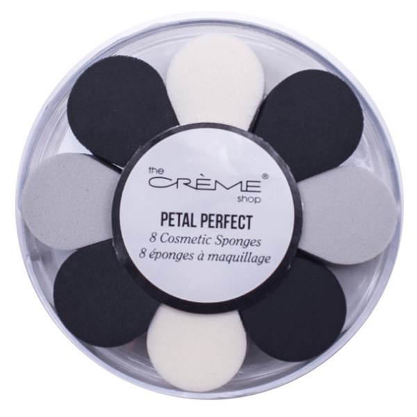 petal perfect sponges black and Grey - the creme shop - makeup sponges