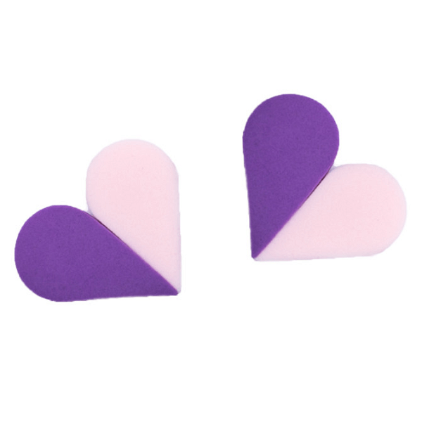 petal perfect sponges pink and purple - the creme shop - makeup sponges