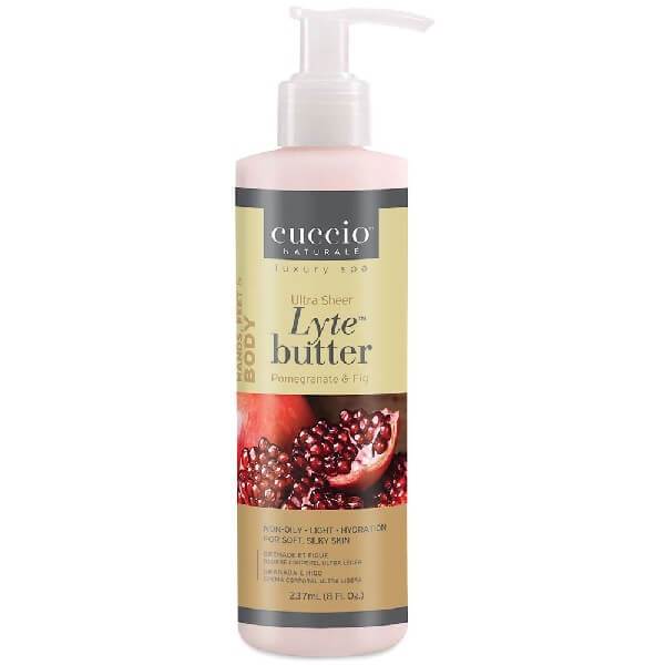 Cuccio Lyte Pomegranate and Fig Ultra Sheer Body Butter Natural 