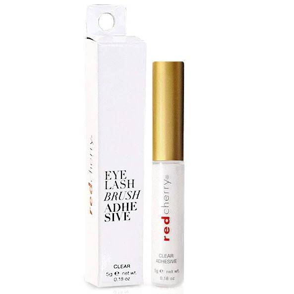 Red Cherry Eyelash Brush Adhesive - Clear