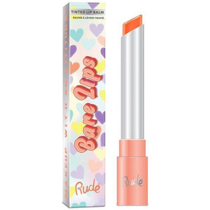 Rude Cosmetics Bare Lips Tinted Lip Balm Coral