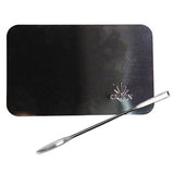 Crown Pro Stainless Steel Mixing Plate and Spatula Combo - HB Beauty Bar