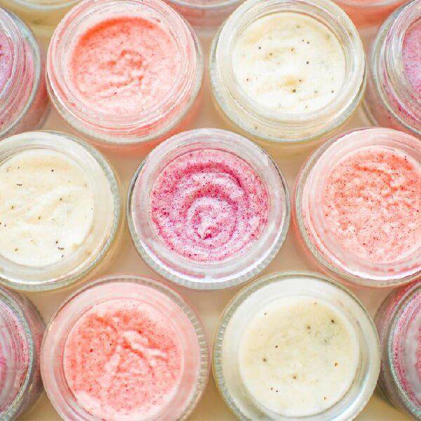 Strawberry Vegan Sugar Lip Scrubs Nectar