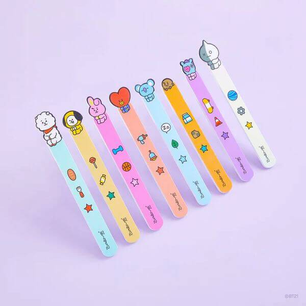 The Creme Shop | BT21: “Always Together, Never Broken” Nail File Set of 8