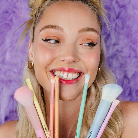 Flower Knows Chocolate Wonder-Shop Cosmetic Brush Face Brush Highlighter  Bronzer Contour Soft Makeup Brush