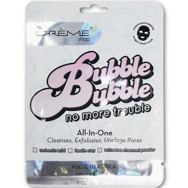 The Creme Shop Bubble Bubble No More Trouble Korean Sheet Mask CR-MA-PBBCM