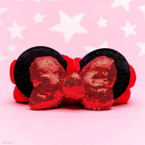 The Creme Shop Disney 3D Teddy Headyband™ In Ruby Glitz