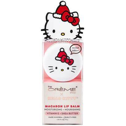 The Creme Shop Hello Kitty Macaron Lip Balm - Marshmallow Fluff