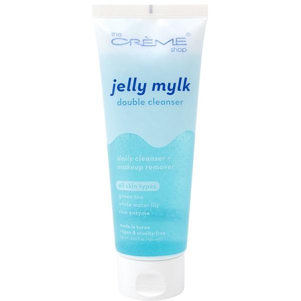 The Creme Shop Jelly Mylk Double Cleanser | Green Tea + White Water Lily + Rice Enzyme