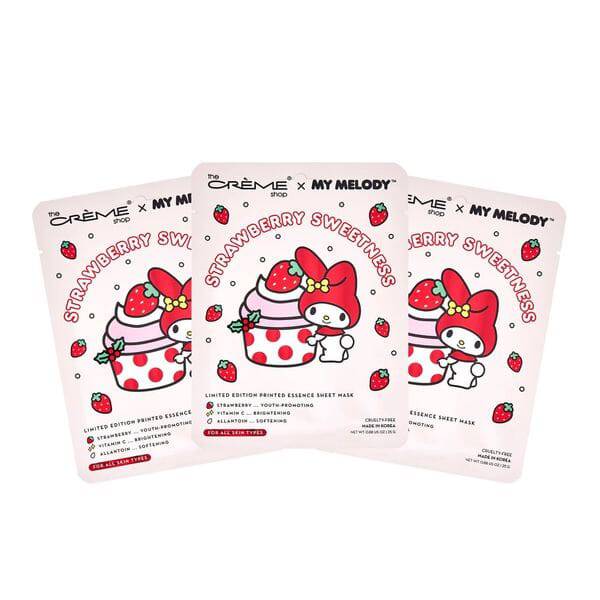 The Creme Shop My Melody Strawberry Sweetness Printed Essence Sheet Mask