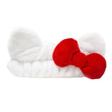The Creme Shop Plush Spa Headband with Hello Kitty's Signature Bow