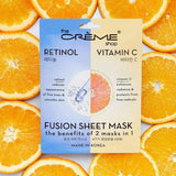 The Creme Shop Retinol & Vitamin C Fusion Sheet Mask