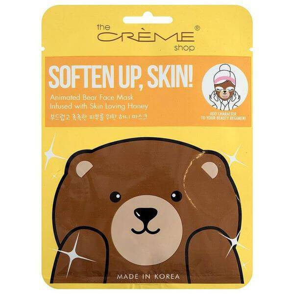 The Creme Shop Soften Up, Skin! Animated Bear Face Mask  AFM4308-1