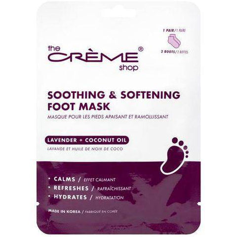 The Creme Shop Refresh & Replenish Foot Mask | Peppermint + Tea Tree Oil