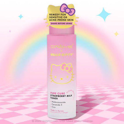The Creme Shop X Hello Kitty Pure Cure Strawberry Milk Toner - Klean Beauty