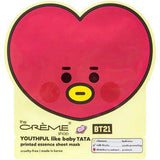 The Creme Shop YOUTHFUL Like Baby TATA Printed Essence Sheet Mask - Allantoin, Milk Thistle, Strawberry Extract