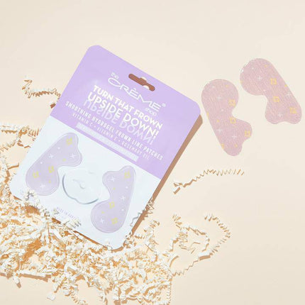 The Creme Shop “Turn That Frown Upside Down!” | Smoothing Hydrogel Frown Line Patches (Vitamin C + Vitamin E + Rosemary Oil)